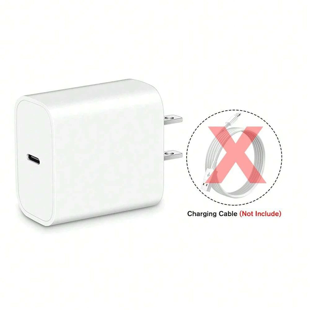 Cargador USB-C 20W PD Carga Rápida Universal