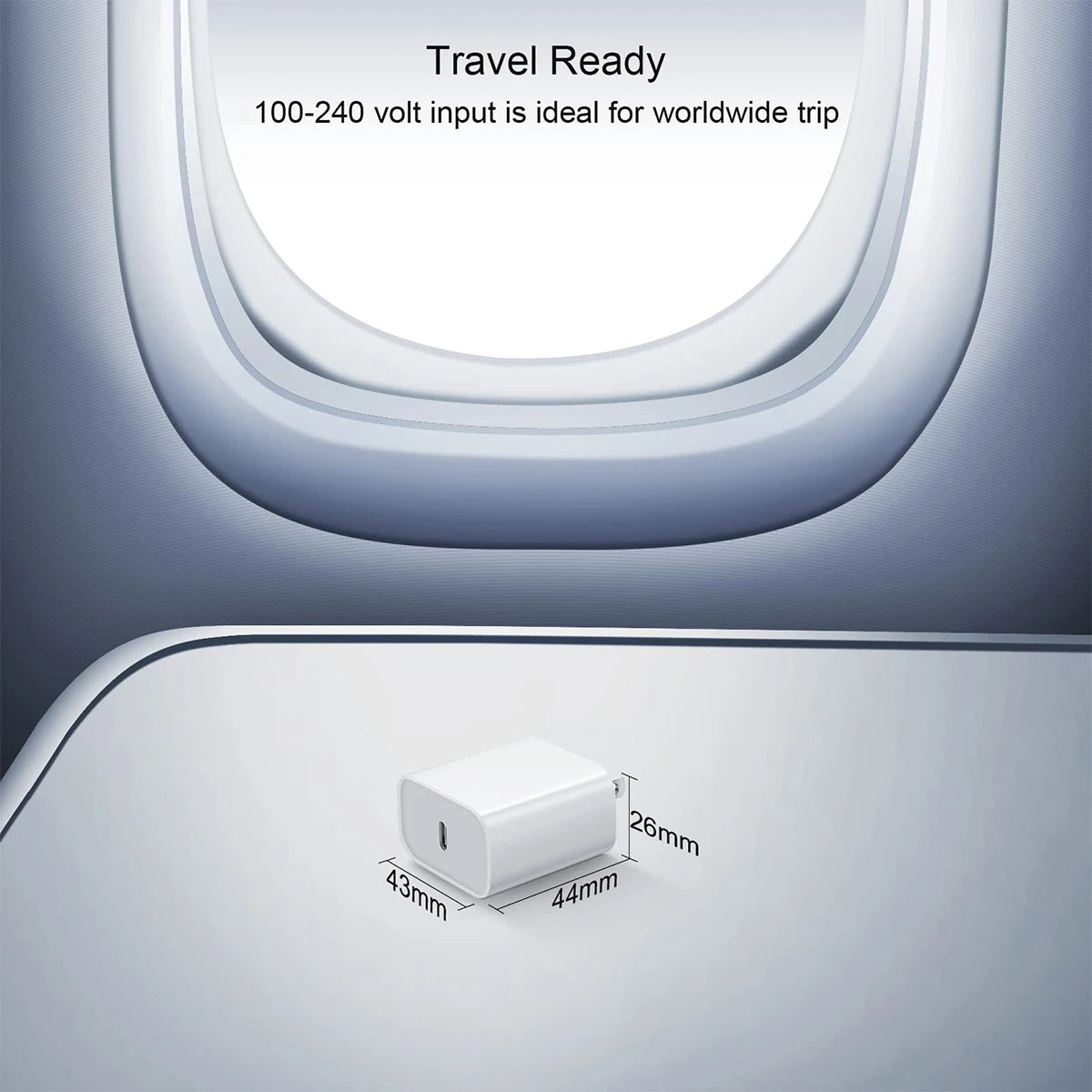 Cargador USB-C 20W PD Carga Rápida Universal