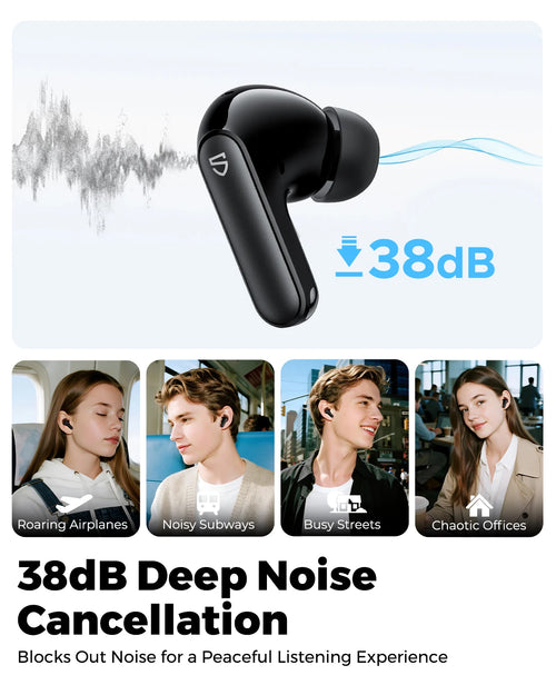 Audífonos SoundPEATS Q3 Pro con Cancelación de Ruido